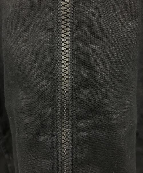 stussy（ステューシー）stussy (ステューシー) NIKE (ナイキ) LINEN JACKET　FZ5751-010 ブラック サイズ:XLの古着・服飾アイテム