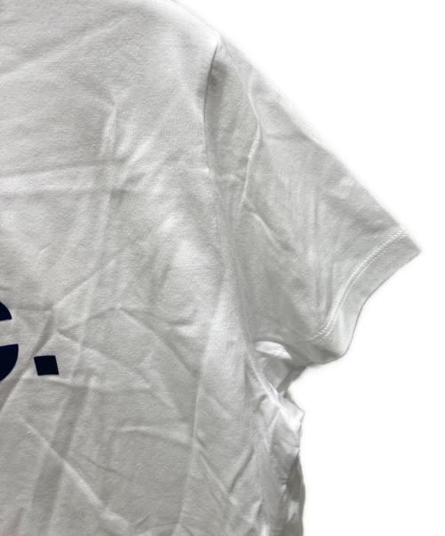 A.P.C.（アーペーセー）A.P.C. (アーペーセー) VPC ロゴTシャツ　25085-1-97261 ホワイト×ネイビー サイズ:Mの古着・服飾アイテム