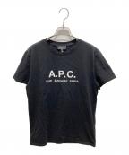 A.P.C.アーペーセー）の古着「RUE MADAME ロゴTシャツ　25082-1-93306」｜ブラック
