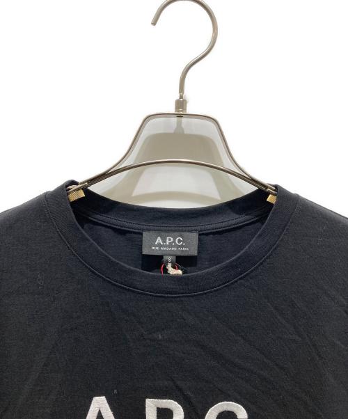 A.P.C.（アーペーセー）A.P.C. (アーペーセー) RUE MADAME ロゴTシャツ　25082-1-93306 ブラック サイズ:Sの古着・服飾アイテム