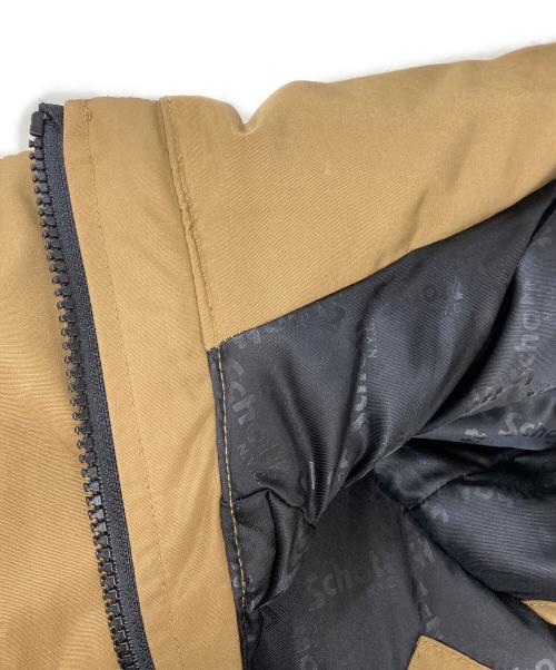 SCHOTT BROS.（ショット）SCHOTT BROS. (ショットブロス) ダウンジャケット ブラウン×ブラック サイズ:Lの古着・服飾アイテム