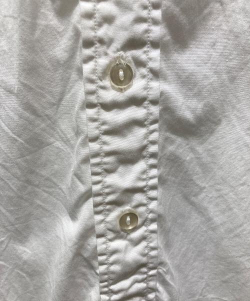 USED（ユーズド）USED (ユーズド) Army Band Collar Shirt ホワイト サイズ:Mの古着・服飾アイテム