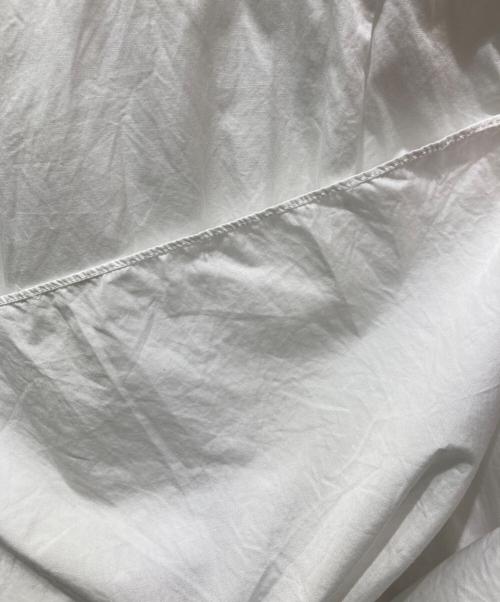 USED（ユーズド）USED (ユーズド) Army Band Collar Shirt ホワイト サイズ:Mの古着・服飾アイテム