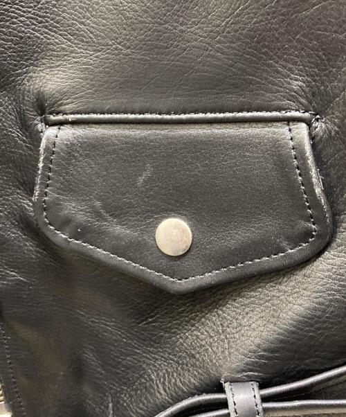 FREEDOM（フリーダム）freedom (フリーダム) レザージャケット ブラック サイズ:40の古着・服飾アイテム