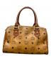 MCM (エムシーエム) ミニボストンバッグ　E2598 ブラウン：9000円