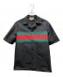GUCCI（グッチ）の古着「GGナイロンジャガードシャツ　782743 ZAQD2」｜ブラック
