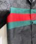 中古・古着 GUCCI (グッチ) GGナイロンジャガードシャツ　782743 ZAQD2 ブラック サイズ:44：60000円