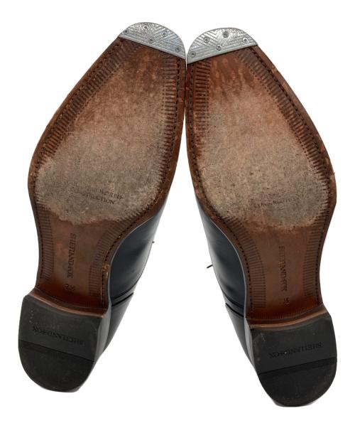 SHETLAND FOX（シェットランドフォックス）SHETLAND FOX (シェットランドフォックス) ストレートチップシューズ　A8C2332 ブラック サイズ:7 1/2の古着・服飾アイテム