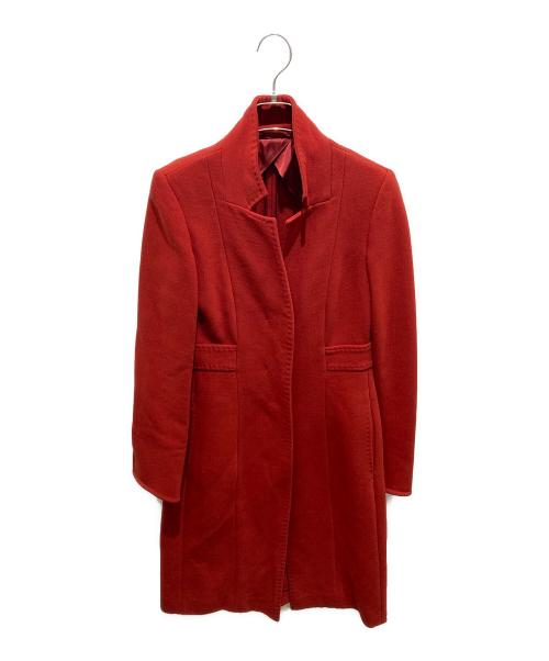MaxMara（マックスマーラ）MaxMara (マックスマーラ) ロングコート レッド サイズ:38の古着・服飾アイテム