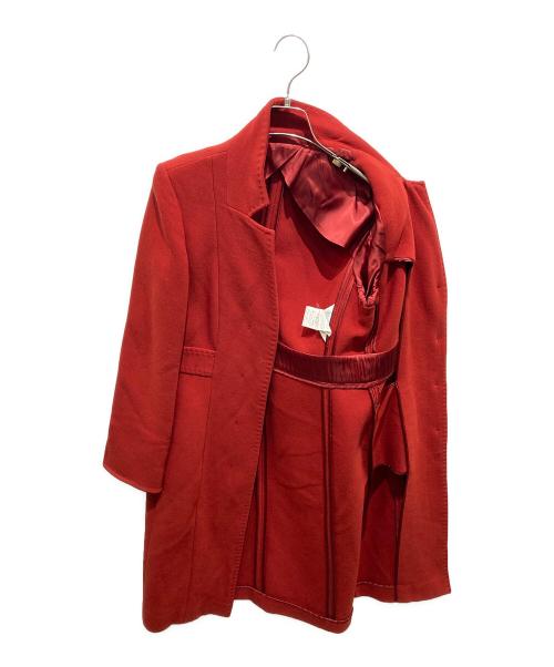 MaxMara（マックスマーラ）MaxMara (マックスマーラ) ロングコート レッド サイズ:38の古着・服飾アイテム