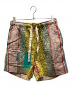 KARTIK RESEARCHカーティックリサーチ）の古着「Multicolor Patchwork Shorts」｜マルチカラー