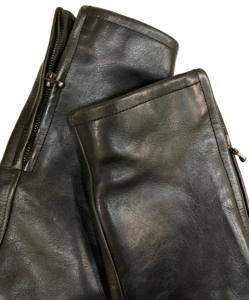 ATTACHMENT（アタッチメント）ATTACHMENT (アタッチメント) ダブルライダースジャケット　AB42-227 ホースレザー ブラック サイズ:3の古着・服飾アイテム