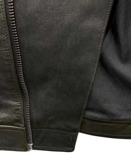 ATTACHMENT（アタッチメント）ATTACHMENT (アタッチメント) ダブルライダースジャケット　AB42-227 ホースレザー ブラック サイズ:3の古着・服飾アイテム