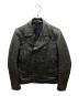 ATTACHMENT（アタッチメント）の古着「ダブルライダースジャケット　AB42-227 ホースレザー」｜ブラック