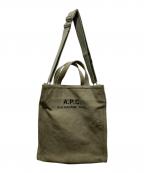 A.P.C.アーペーセー）の古着「CABAS RECUPERATION 23P」｜オリーブ
