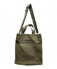 A.P.C.（アーペーセー）の古着「CABAS RECUPERATION 23P」｜オリーブ