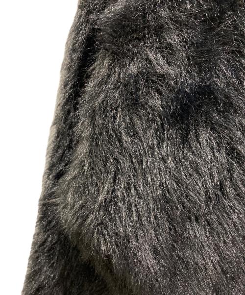 CELFORD（セルフォード）CELFORD (セルフォード) ファーライクニットボレロ ブラック サイズ:Fの古着・服飾アイテム