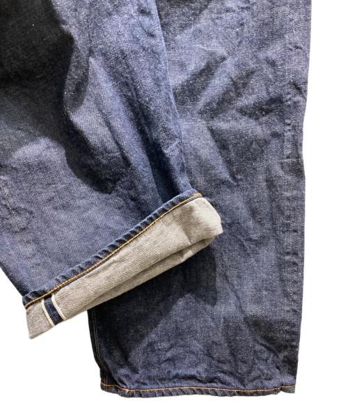 東洋エンタープライズ GOLD（ゴールド）東洋エンタープライズ GOLD (ゴールド) RECYCLED WASTE SUVIN COTTON YARN 11oz. DENIM 5POCKET WIDE PANTS インディゴ サイズ:W36の古着・服飾アイテム