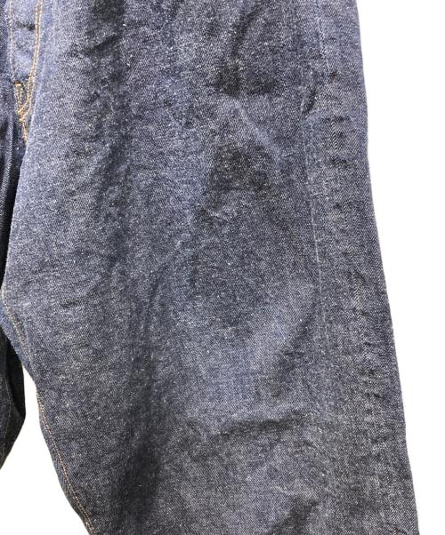 東洋エンタープライズ GOLD（ゴールド）東洋エンタープライズ GOLD (ゴールド) RECYCLED WASTE SUVIN COTTON YARN 11oz. DENIM 5POCKET WIDE PANTS インディゴ サイズ:W36の古着・服飾アイテム