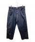 東洋エンタープライズ GOLD（ゴールド）の古着「RECYCLED WASTE SUVIN COTTON YARN 11oz. DENIM 5POCKET WIDE PANTS」｜インディゴ