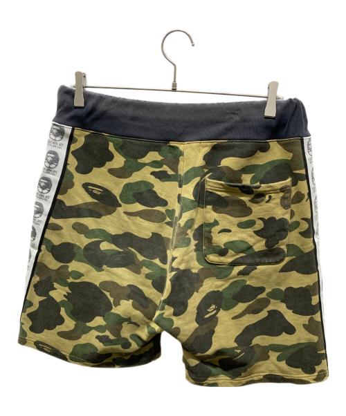 A BATHING APE（ア ベイシング エイプ）A BATHING APE (ア ベイシング エイプ) ハーフパンツ カーキ サイズ:Lの古着・服飾アイテム