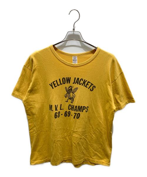 WAREHOUSE（ウエアハウス）WAREHOUSE (ウエアハウス) 半袖Tシャツ イエロー サイズ:XLの古着・服飾アイテム