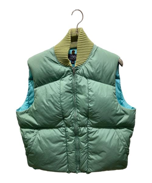 Rocky Mountain FeatherBed（ロッキーマウンテンフェザーベッド）Rocky Mountain FeatherBed (ロッキーマウンテンフェザーベッド) ダウンベスト グリーン サイズ:46の古着・服飾アイテム