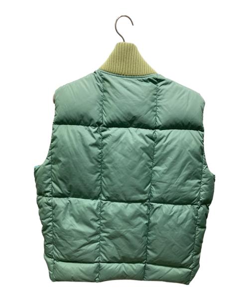 Rocky Mountain FeatherBed（ロッキーマウンテンフェザーベッド）Rocky Mountain FeatherBed (ロッキーマウンテンフェザーベッド) ダウンベスト グリーン サイズ:46の古着・服飾アイテム