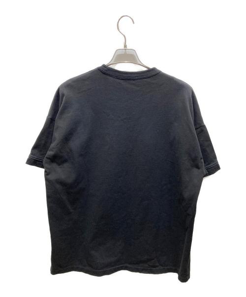 Dior（ディオール）Dior (ディオール) STONE ISLAND (ストーンアイランド) ロゴエンブロイダリーTシャツ　493J638B0554 ブラック サイズ:Lの古着・服飾アイテム