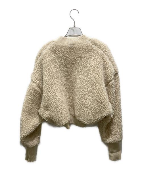 HYKE（ハイク）HYKE (ハイク) ボアジャケット アイボリー サイズ:記載無しの為実寸参照の古着・服飾アイテム