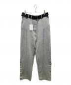Knuth Marfクヌースマーフ）の古着「slit belt slacks pants」｜インディゴ