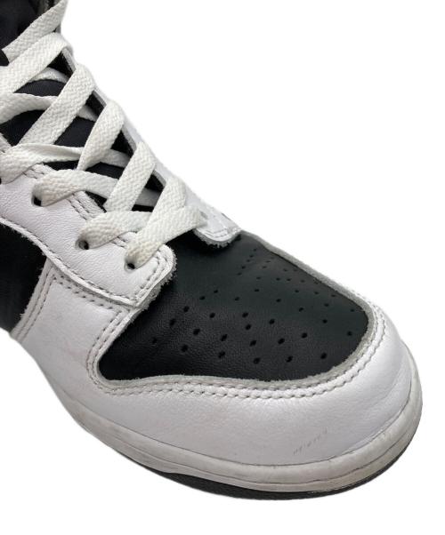 NIKE SB（ナイキエスビー）NIKE SB (ナイキエスビー) SUPREME (シュプリーム) ハイカットスニーカー　Dunk High By Any Means DN3741-002 ホワイト×ブラック サイズ:27の古着・服飾アイテム