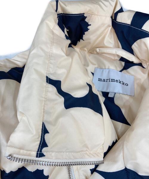 marimekko（マリメッコ）marimekko (マリメッコ) Huurre Unikko down Vest イエロー サイズ:Lの古着・服飾アイテム