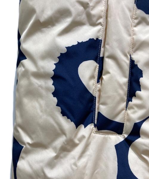 marimekko（マリメッコ）marimekko (マリメッコ) Huurre Unikko down Vest イエロー サイズ:Lの古着・服飾アイテム