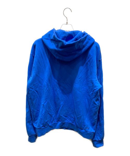 JBalvin（ジェーバルヴィン）JBalvin (ジェーバルヴィン) KAIKAI KIKI (カイカイキキ) フラワープリントフーディーパーカー ブルー サイズ:Lの古着・服飾アイテム