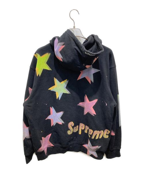 SUPREME（シュプリーム）SUPREME (シュプリーム) GONZ STARS HOODED SWEATSHIRT　21SS ブラック サイズ:Lの古着・服飾アイテム