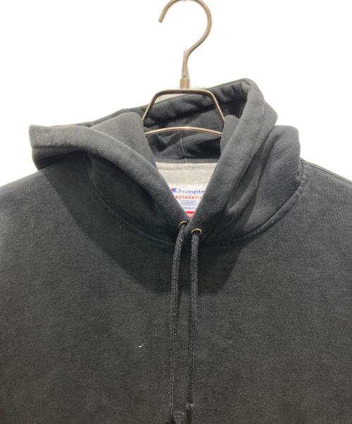 Champion（チャンピオン）Champion (チャンピオン) SUPREME (シュプリーム) Outline Hooded Sweatshirt　S3050　19SS ブラック サイズ:Lの古着・服飾アイテム