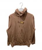 MEIJI×WIND AND SEAメイジ×ウィンダンシー）の古着「パーカー　WDS-meiji-02」｜ブラウン