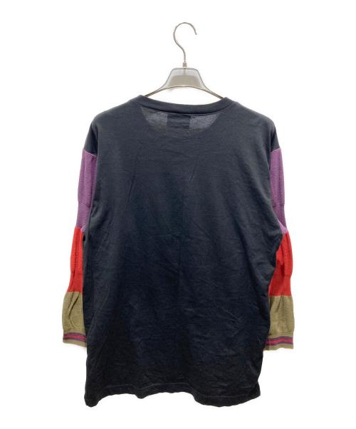 Vivienne Westwood man（ヴィヴィアン ウェストウッド マン）Vivienne Westwood man (ヴィヴィアン ウェストウッド マン) SEA MONSTER MIX PULLOVER　VW-LP-76038　 23AW ブラック サイズ:Fの古着・服飾アイテム