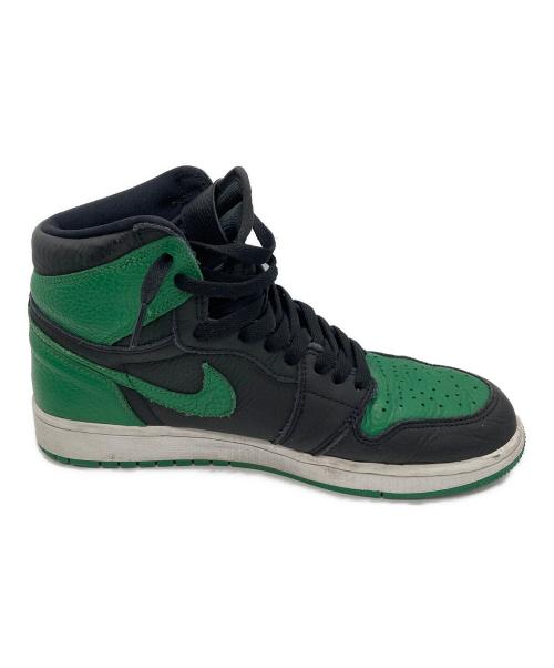 NIKE（ナイキ）NIKE (ナイキ) AIR JORDAN 1 RETRO HIGH OG　555088-030 グリーン サイズ:26.5の古着・服飾アイテム