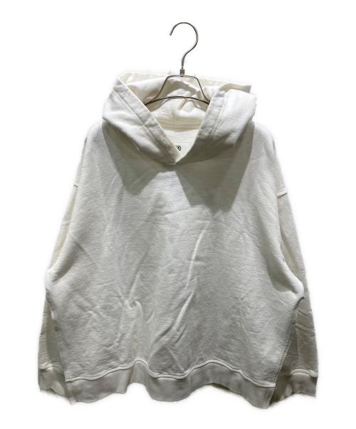 MM6 Maison Margiela（エムエムシックスメゾンマルジェラ）MM6 Maison Margiela (エムエムシックス メゾンマルジェラ) サイドスリットプルオーバーパーカー　S32GU0135 ホワイト サイズ:Mの古着・服飾アイテム