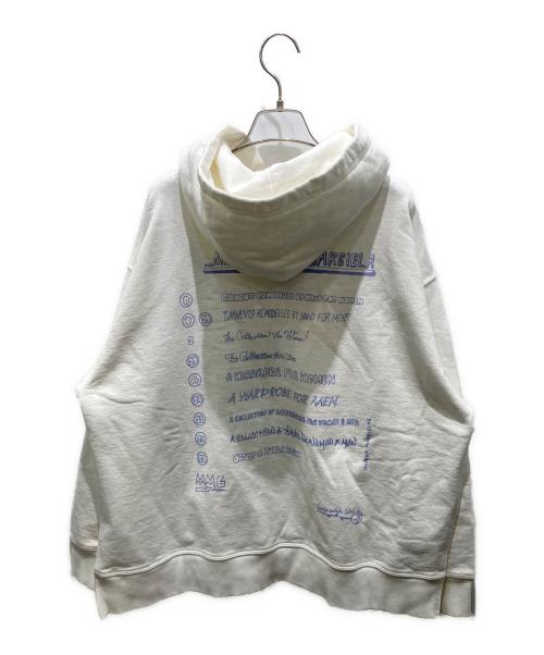 MM6 Maison Margiela（エムエムシックスメゾンマルジェラ）MM6 Maison Margiela (エムエムシックス メゾンマルジェラ) サイドスリットプルオーバーパーカー　S32GU0135 ホワイト サイズ:Mの古着・服飾アイテム