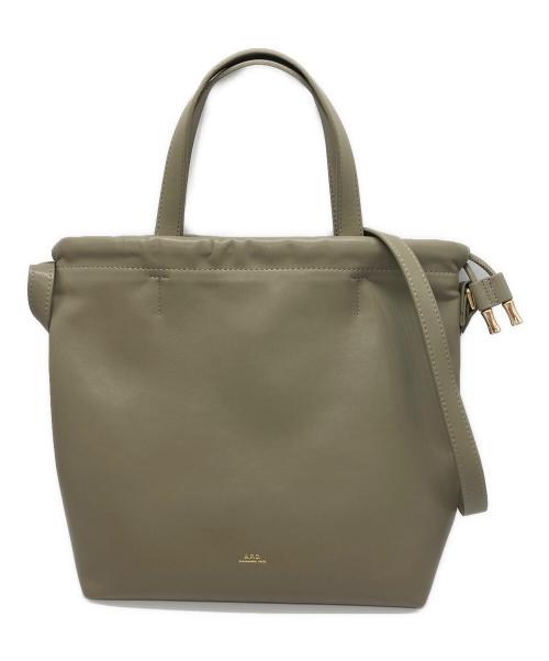 A.P.C.（アーペーセー）A.P.C. (アーペーセー) ショルダーバッグ　 SHOPPING NINON  グレーの古着・服飾アイテム