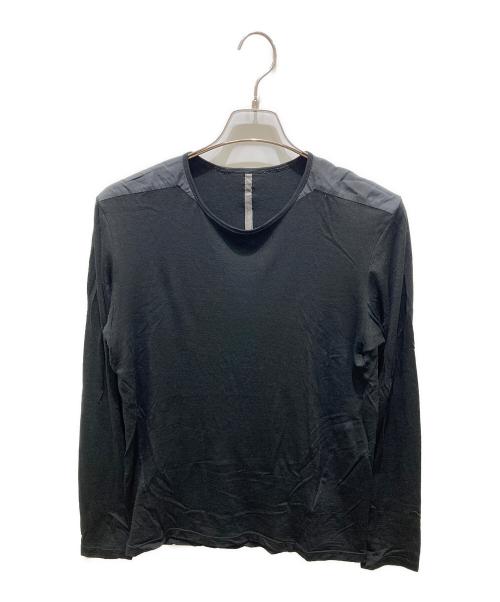 ARC'TERYX VEILANCE（アークテリクスヴェイランス）ARC'TERYX VEILANCE (アークテリクス ヴェイランス) ロングスリーブカットソー ブラック サイズ:Sの古着・服飾アイテム