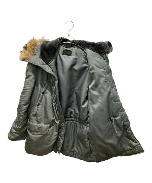 VINTAGE MILITARY（ヴィンテージ ミリタリー）VINTAGE MILITARY (ヴィンテージ ミリタリー) N-3Bタイプコート　 黒タグ・50's southern athletics社製 グリーン サイズ:Mの古着・服飾アイテム