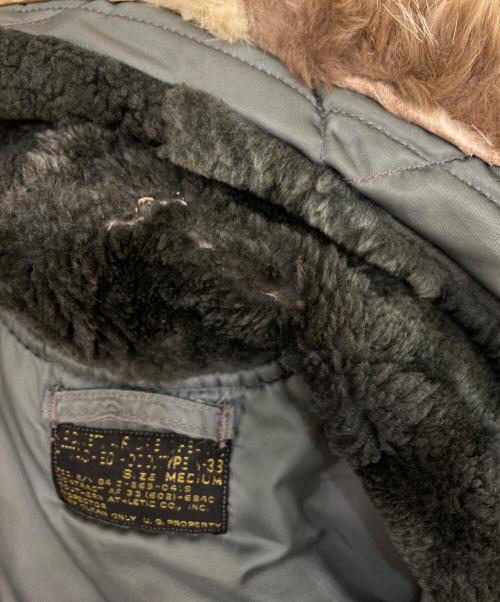 VINTAGE MILITARY（ヴィンテージ ミリタリー）VINTAGE MILITARY (ヴィンテージ ミリタリー) N-3Bタイプコート　 黒タグ・50's southern athletics社製 グリーン サイズ:Mの古着・服飾アイテム