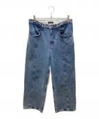 MAISON SPECIALメゾンスペシャル）の古着「2way Waist Denim Pants　21232465301」｜インディゴ