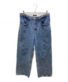 MAISON SPECIAL（メゾンスペシャル）の古着「2way Waist Denim Pants　21232465301」｜インディゴ