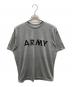 US ARMY（ユーエスアーミー）の古着「プリントカットソー」｜グレー