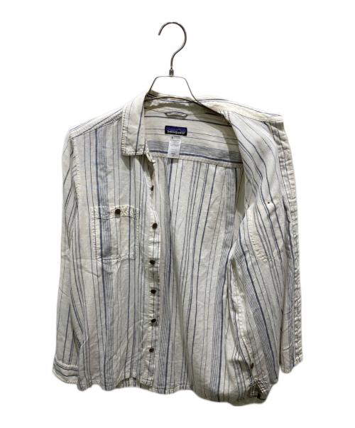 Patagonia（パタゴニア）Patagonia (パタゴニア) ストライプシャツ ホワイト サイズ:Sの古着・服飾アイテム